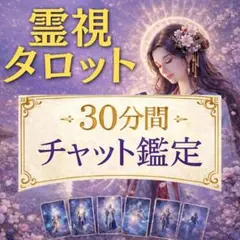 【本格霊視タロット鑑定】　チャット鑑定　占いし放題