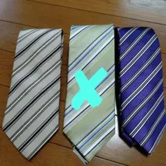 ストライプネクタイ