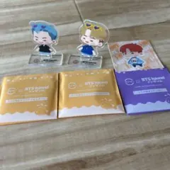 BTS ×スシローコラボの アクリルスタンド2個とステッカー1枚