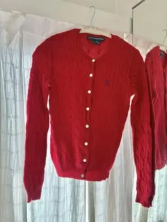 Ralph Lauren Sport レッドカーディガン Sサイズ