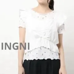 【INGNI】ビスチェ＋花柄テレコトップス