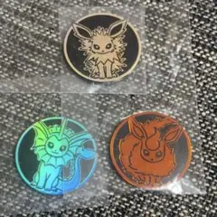 【早い者勝ち】ポケモンコインコレクション　ブースター　サンダース　シャワーズ