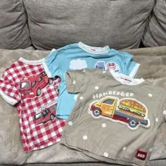 バースデイ　トミカ　半袖Tシャツ　サイズ100 ３枚セット　汚れ有り