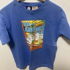 Tom and Jerry キャラクターTシャツ 青