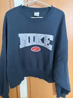 匿名配送　NIKE 刺繍　ロゴ　スウェット　ショート丈