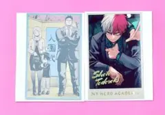 ♥ヒロアカ 原画展 メモリアルコレクション 轟焦凍 箔押し 轟一家♥