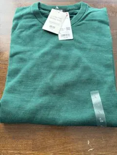 UNIQLO エクストラファインメリノウール セーター Lサイズ 55グリーン