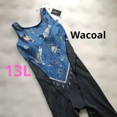 ★新品タグ付 ワコール×マニプリ コラボ フィットネス水着 13L シェイプお腹のサムネイル