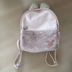 シェリーメイ　ミッキー型刺繍ファー付きリュック