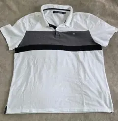 【Calvin Klein Jeans】ポロシャツ/XL/白灰系