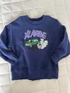 XLARGE キッズ トレーナー 100cm ネイビーのサムネイル