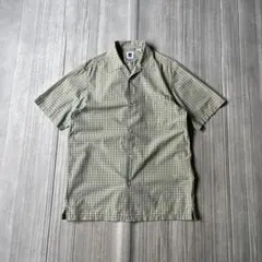 00s OLD GAP チェック柄 オープンカラーシャツ M ボックスカットのサムネイル