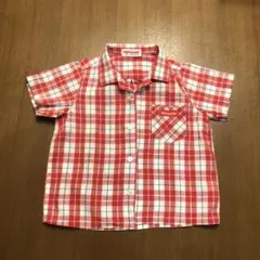 ミキハウス 半袖シャツ ブラウス　80