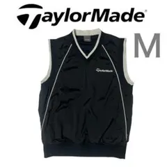 【美品】TaylorMade ベスト Ｍサイズ ブラック Vネック