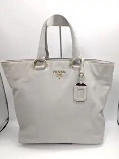 良品✨　プラダ 2wayバッグ レザー ホワイト 0G1