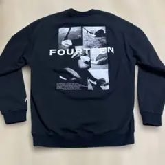 2026年最新】FOURTEEN カラー：ブラック系 メンズ トレーナー 