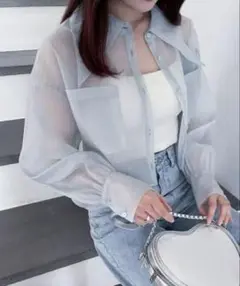 Heather シアーシャツ