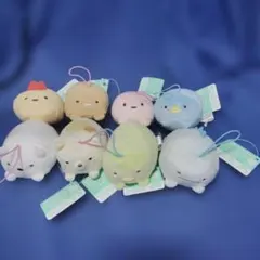 ③すみっコぐらし　うつぶせゴムひも付きマスコット