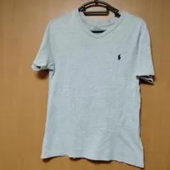 POLO グレー VネックTシャツ