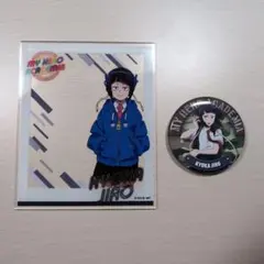 僕のヒーローアカデミア 耳郎響香　缶バッチ、アクリルカード2点セット