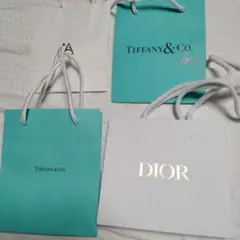 Tiffany & Co. Dior ショップ袋 4枚セット小さめサイズのサムネイル