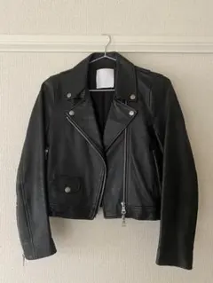 STUDIOUS ライダースジャケット ブラック