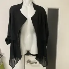 LADYMADEブラックシフォンジャケットのサムネイル