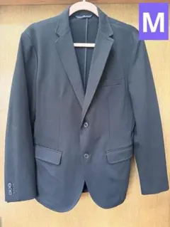 無印良品　テーラードジャケット　黒ジャケット