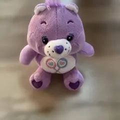 ケアベア ぬいぐるみ 紫色 バルーンデザイン