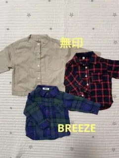 無印　BREEZE シャツ　3枚セット
