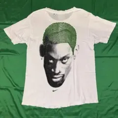 90s NIKE USA 製 デニス ロッドマン グリーン ナイキ Tシャツ 90s NIKE USA 製 デニス ロッドマン グリーン ナイキ Tシャツ