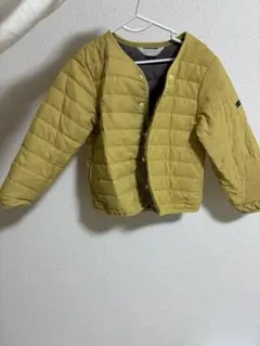 処分新品未使用　SIMPLE FREE キルティングジャケット 110 イエロー