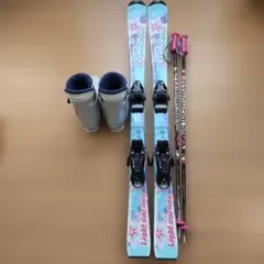 子供用スキー３点セット スキー板120 ストック ブーツ24cm