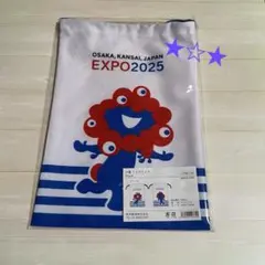 ★ 関西万博　ミャクミャク　巾着袋①