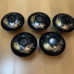 漆器　吸物椀　見返し 5客