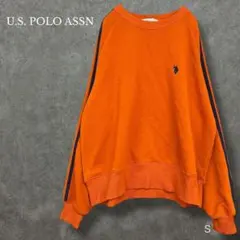 ♡ユーエスポロアッスン【F】袖ラインスウェット トレーナー メンズライク