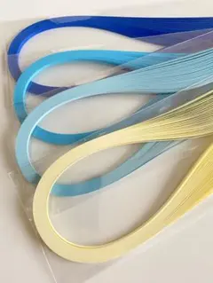 クイルドクリエーションズ 6ミリ クイリングペーパーセット　ブルー