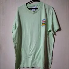 【古着】adidas Originals Tシャツ ライトグリーン
