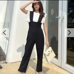 本日限定値下げ♡ハイウエストサロペットオールインワンZARAyori好きに