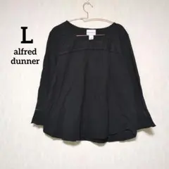 ブラック 黒 五分袖 カットソー トップス Tシャツ