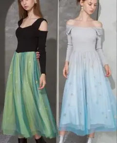 【新品未使用】MERCURYDUO アナ雪 ワンピース アナ&エルサ ディズニー