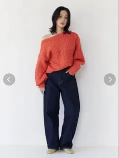 新品未使用　Ungrid オフショルダーラメルーズニット