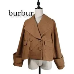 burbur ダブルブレストジャケット キャメル ビッグカラー オーバーサイズ