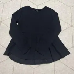 【coca】【試着のみ】ブラック　ペプラム　長袖のサムネイル