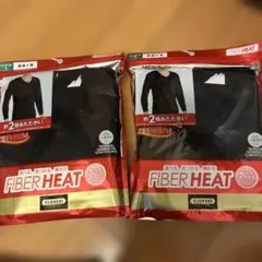 ２枚セットCLOSSH FIBER HEAT L 長袖V首のサムネイル
