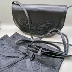 モリハナエ　ショルダーバッグ　トートバッグ　蝶　バタフライ　訳あり☆