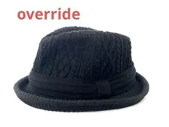 override オーバーライド　中折れハット