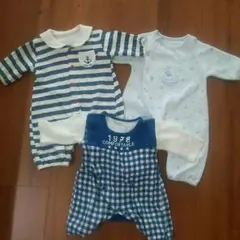 美品！BEBE入り！ロンパース３点セット
