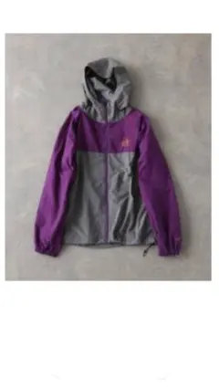 新品未使用❤La Hutte ラ ユット カラーフードパーカー 紫とグレーの