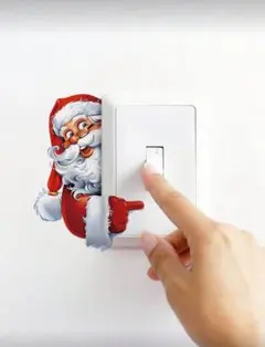 クリスマス サンタクロース ウォールステッカー 2枚セット スイッチステッカー